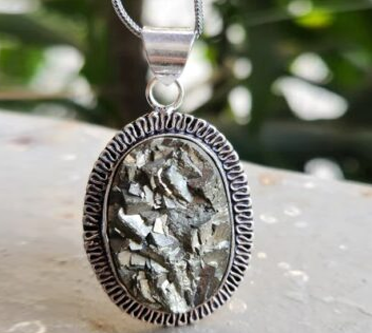 Pyrite Pendant Tirthraj vaastu