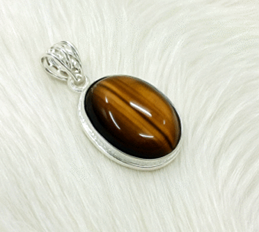 Tiger Eye Pendant Tirthraj vaastu
